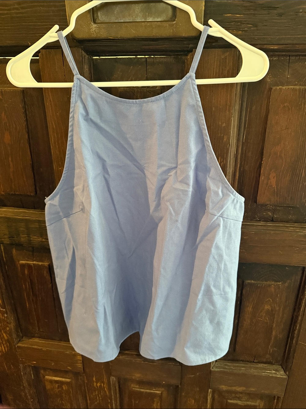 Light Blue Women's Halter Tank Top